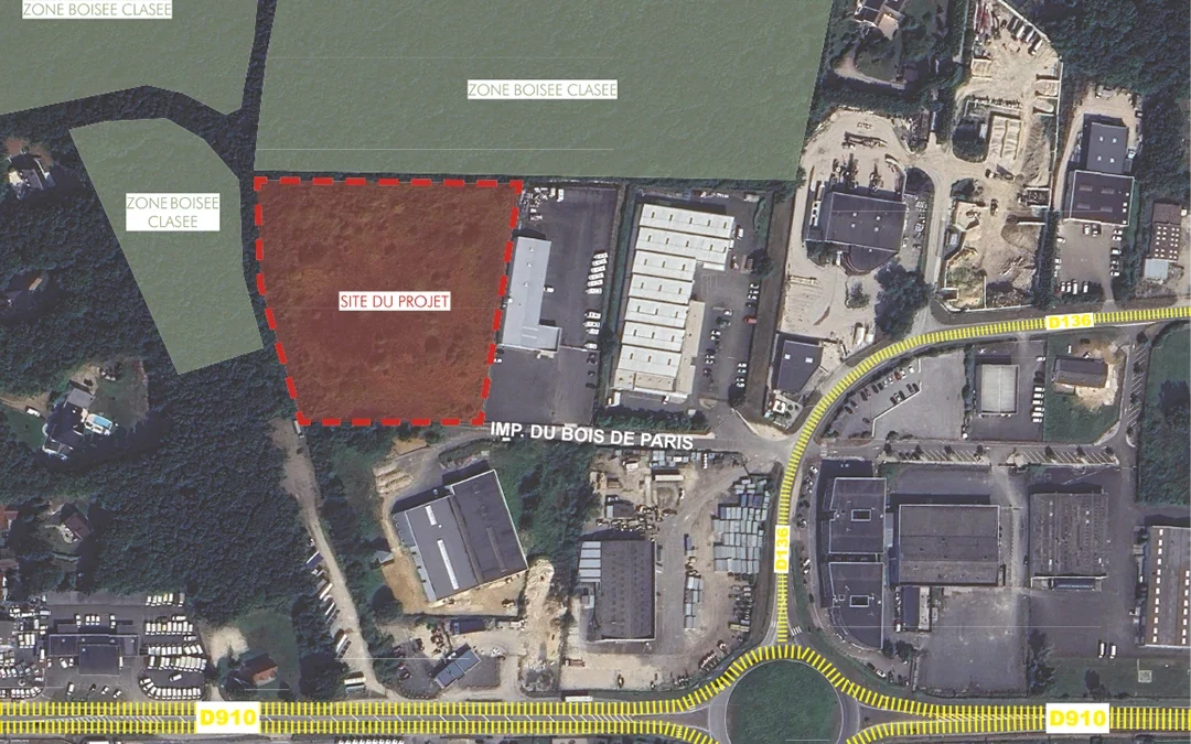 Terrain de 14.938 m² – Zone d’activité du Bois Paris à Nogent-le-phaye (28)